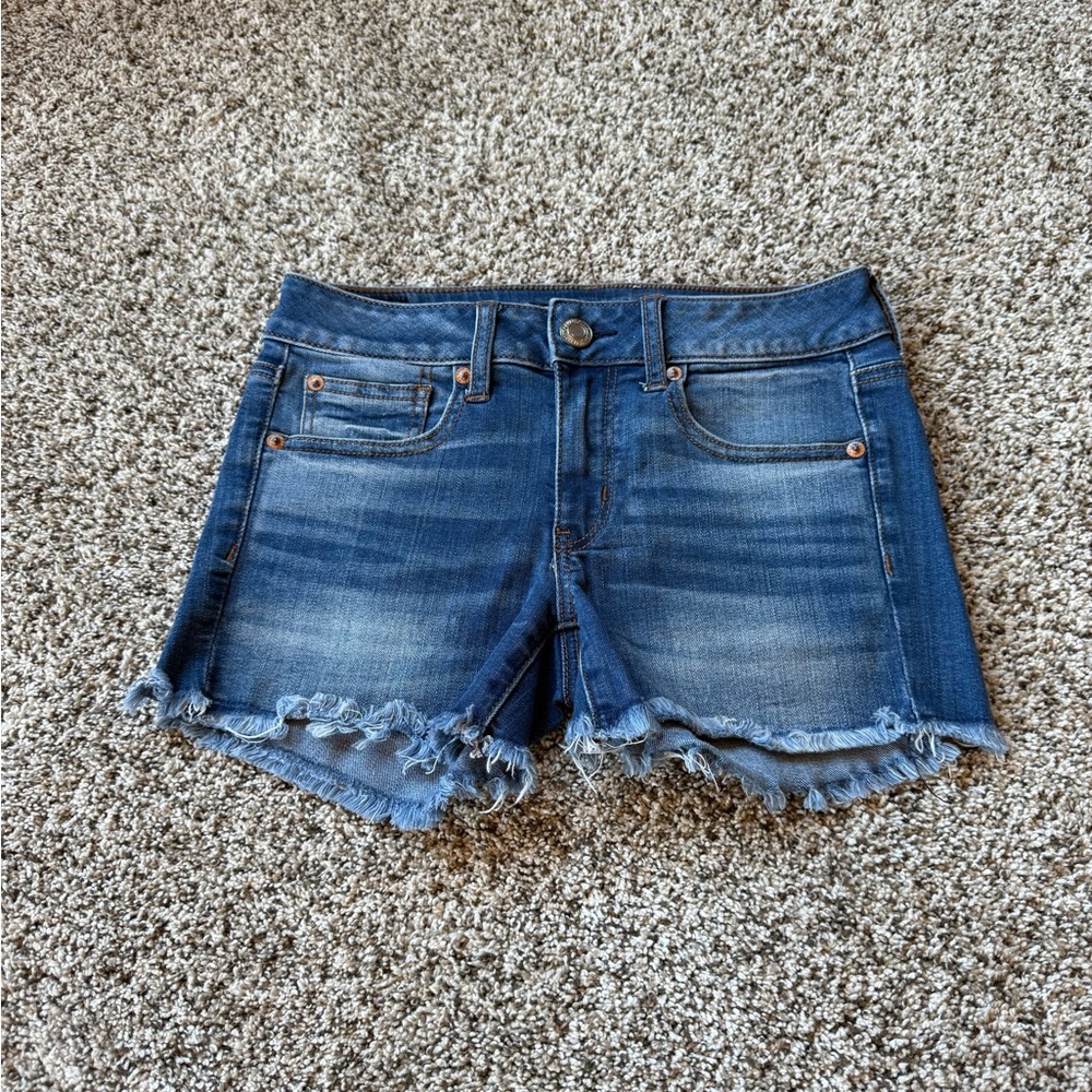 American Eagle Outfitters Distressed Denim Shorts